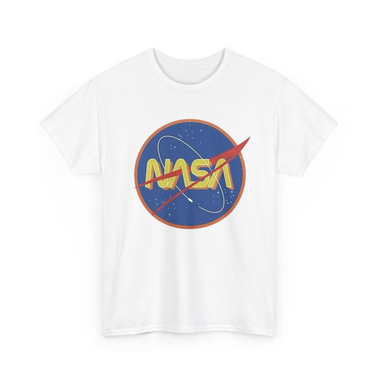 NASA Space Vintage Graphic T Shirt Men's Heavy Cotton Tee