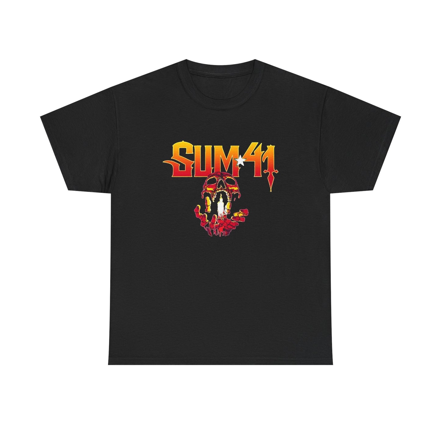 Sum41 shirt band rock tour Pearl Jam vintage retro Unisex Heavy Cotton Tee