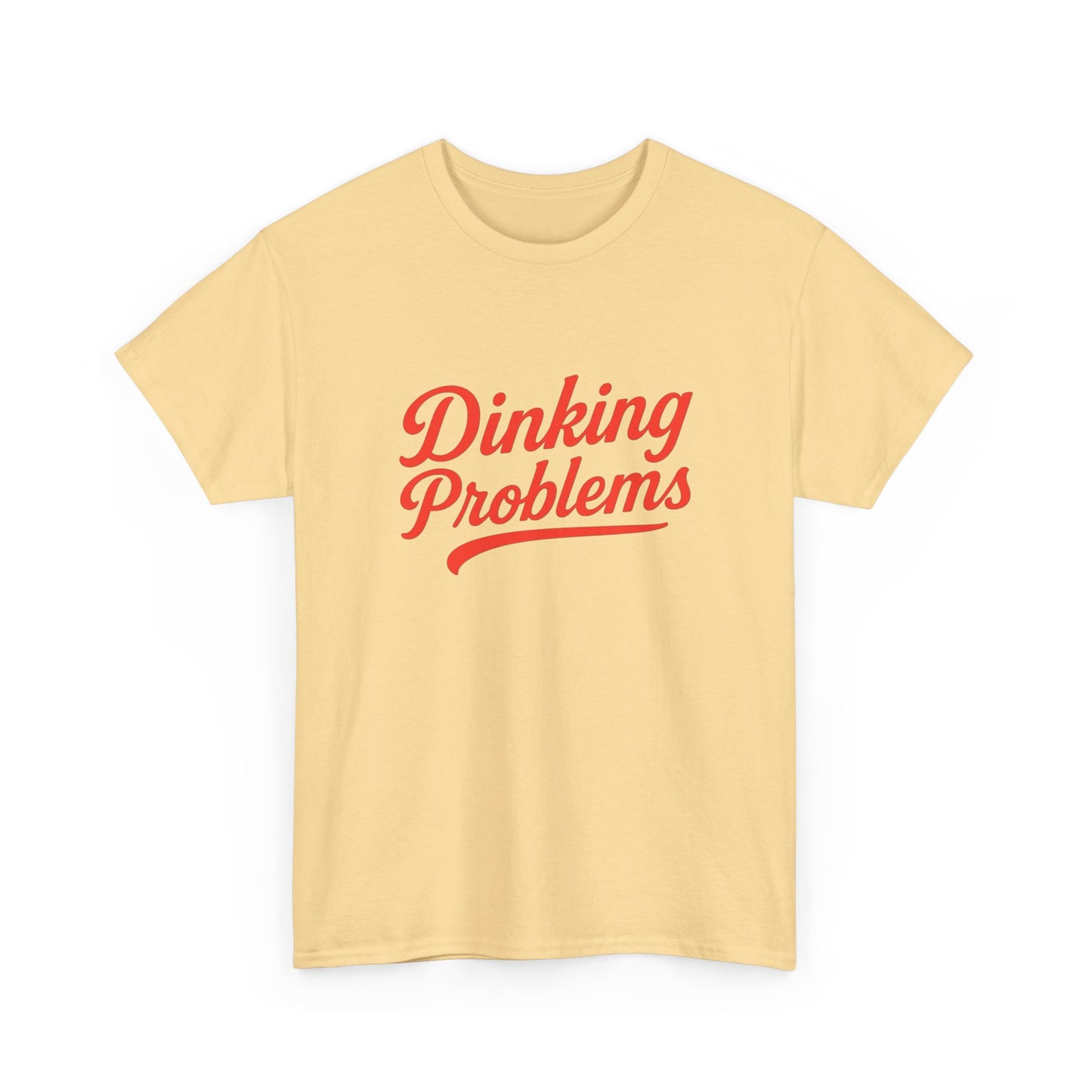 Pickle Ball Dinkin Problems Graphic T Shirt Heavy Cotton Tee NEW ADULT UNISEX
