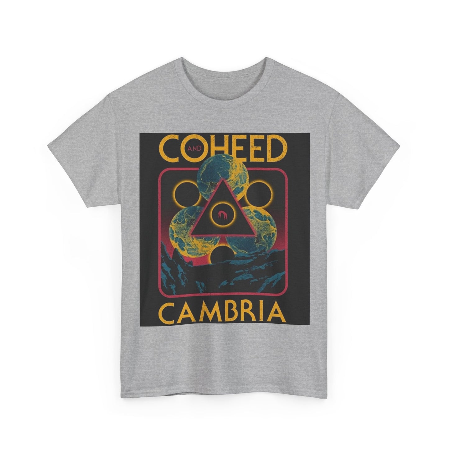 Coheed And Cambria Tshirt Retro Rock Band Merch Unisex Heavy Cotton Tee 21