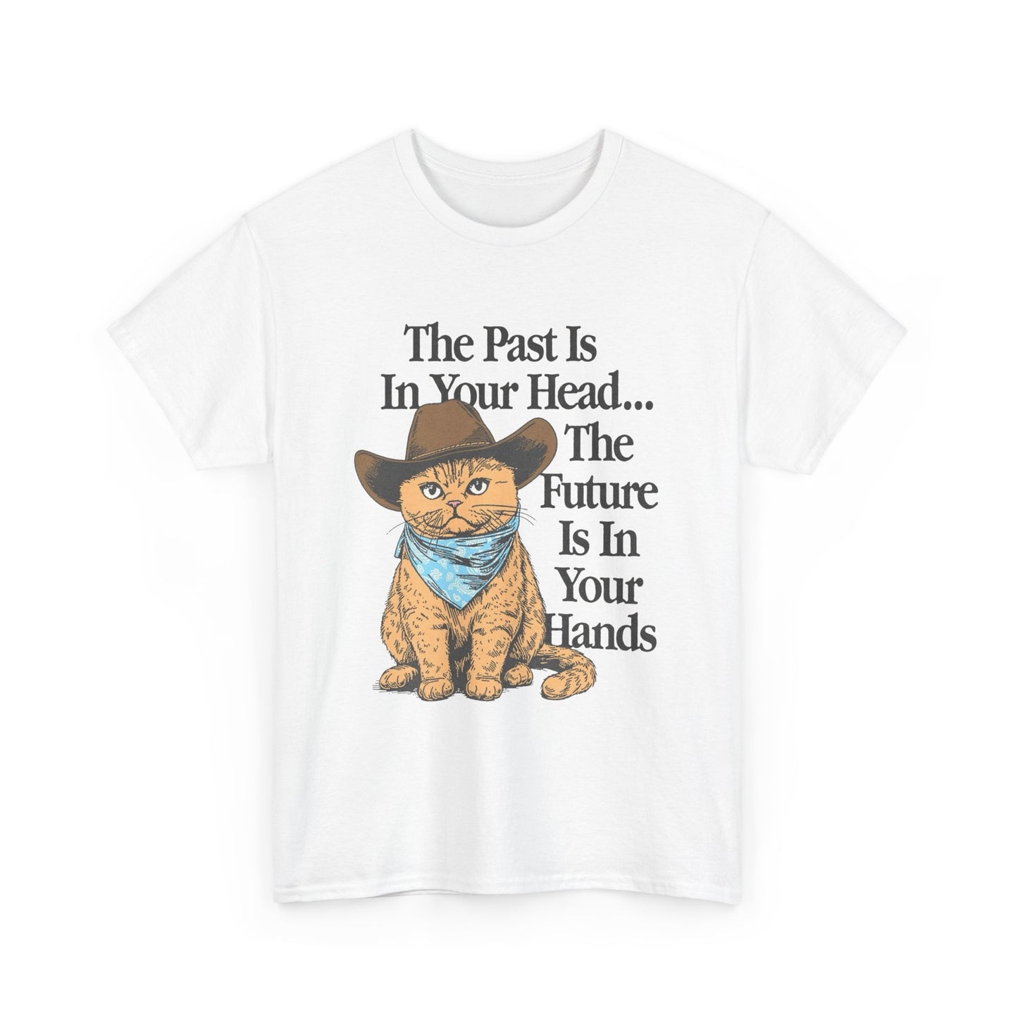 Future Is In Your Hands Graphic T Shirt Unisex Heavy Cotton Tee Gift Vintage