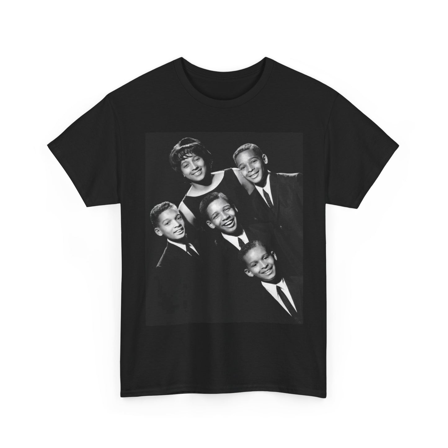The Five Stair Steps Shirt 70s Retro Album Cover Vintage Unisex Heavy Cotton Tee