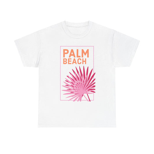 Palm Beach Graphic T Shirt NEW Adult Unisex Heavy Cotton Tee