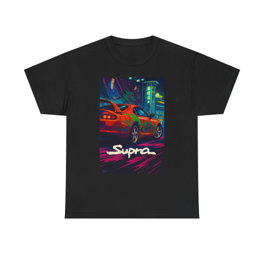 Toyota Supra JDM Retro Graphic T Shirt NEW Cotton Tee Gift
