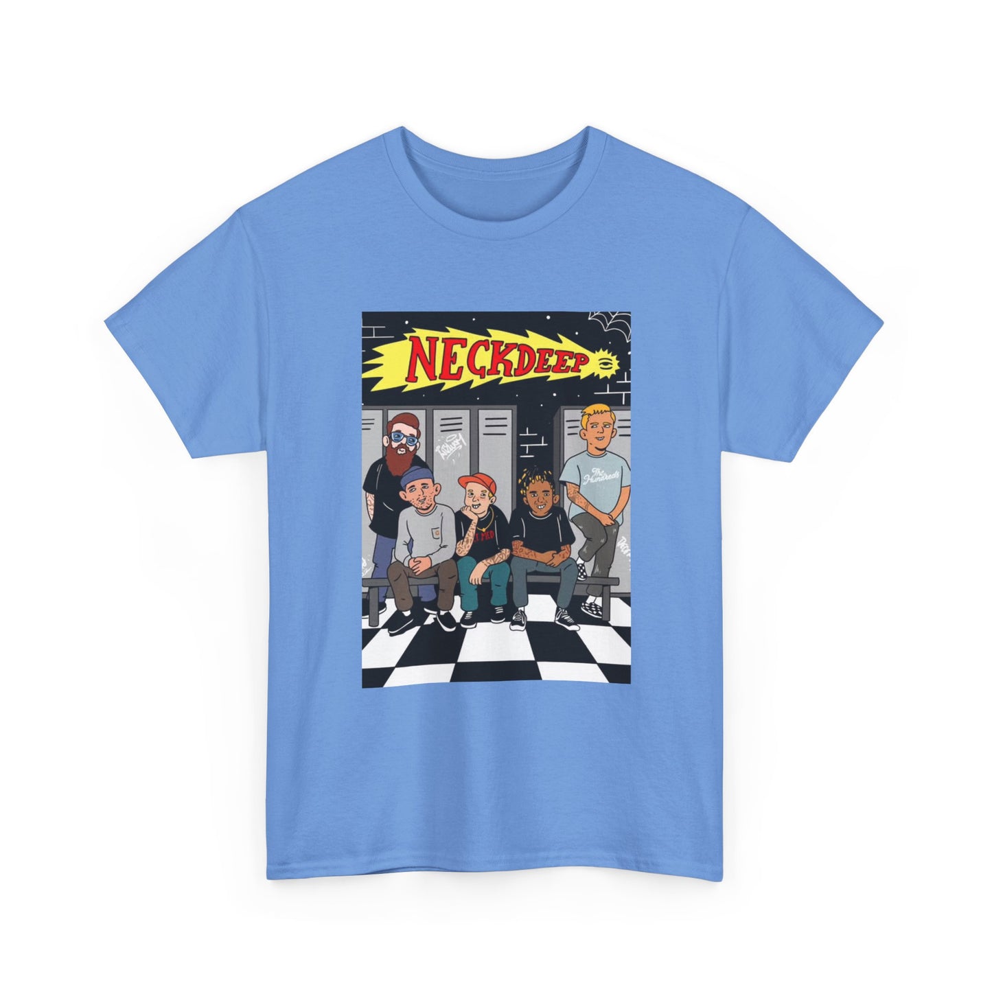 Neck Deep Tshirt Punk Rock UK retro Album art Unisex Heavy Cotton Tee
