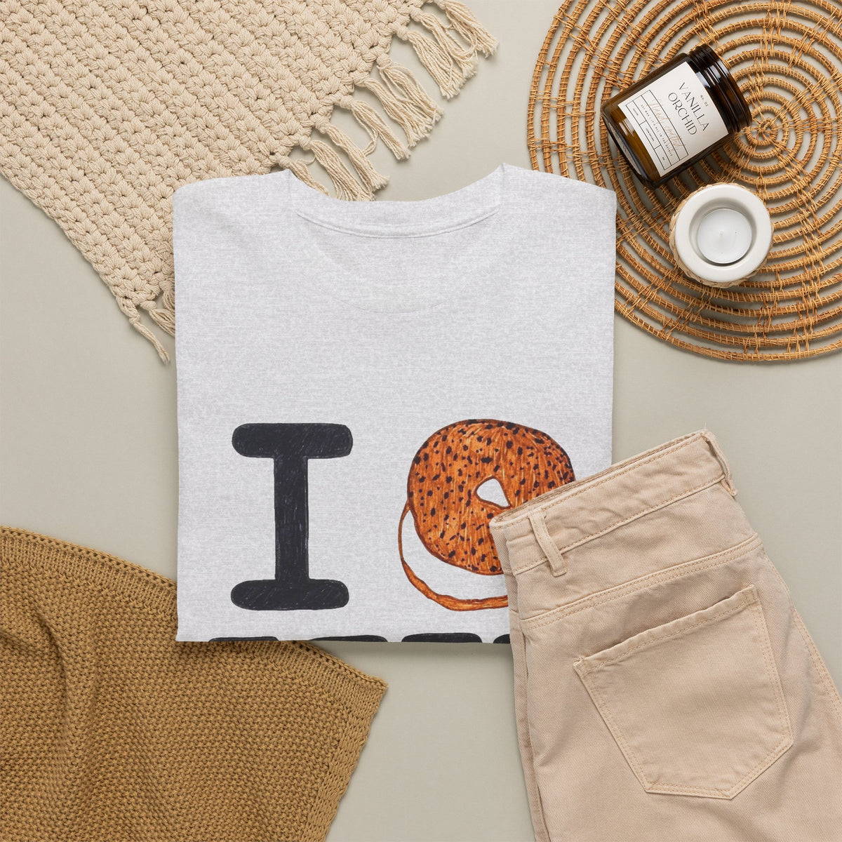 I Love New York Graphic T Shirt Men's Classic Deli's Heavy Cotton Tee