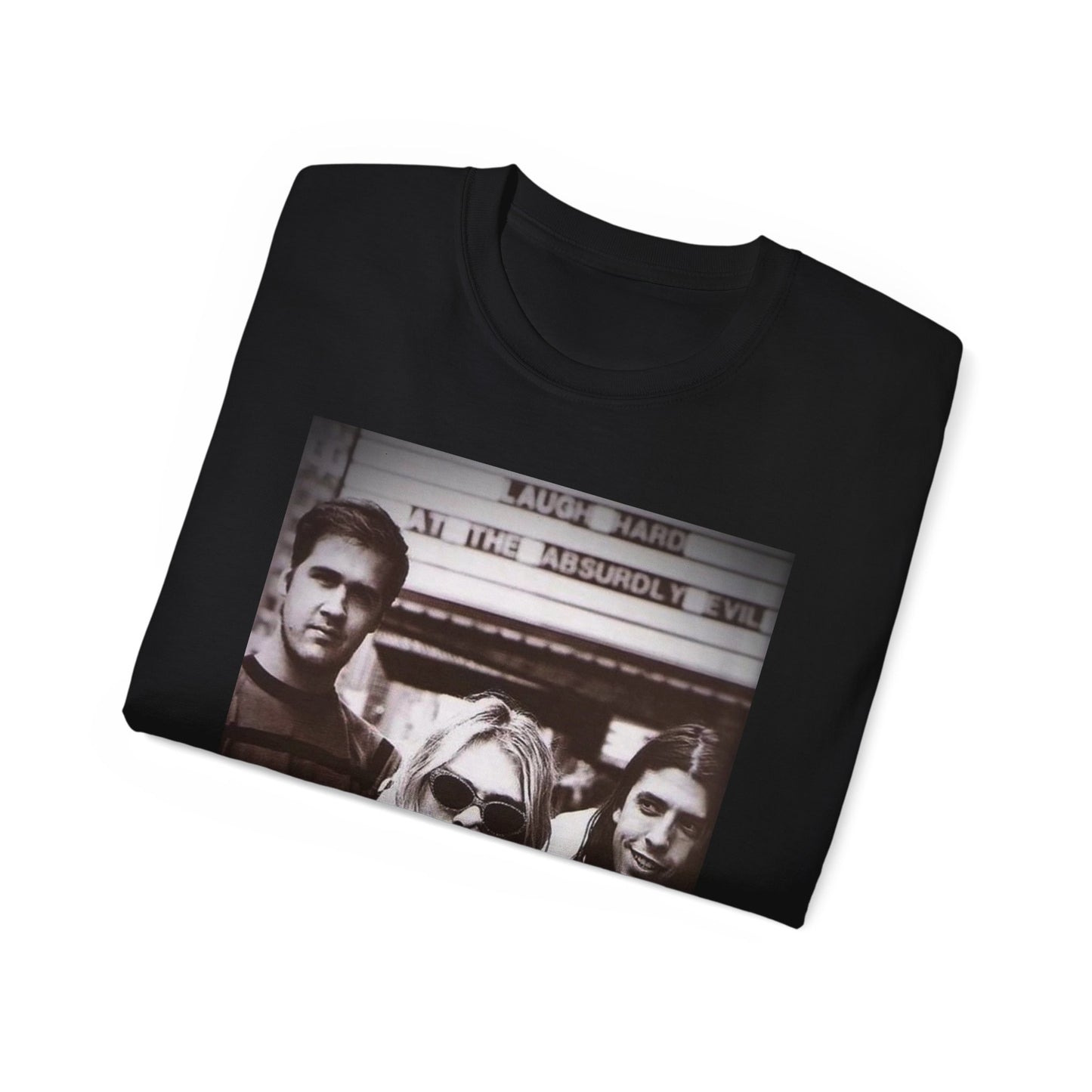 Nirvana Kurt cobain vintage 90s rock grunge Unisex Ultra Cotton Tee