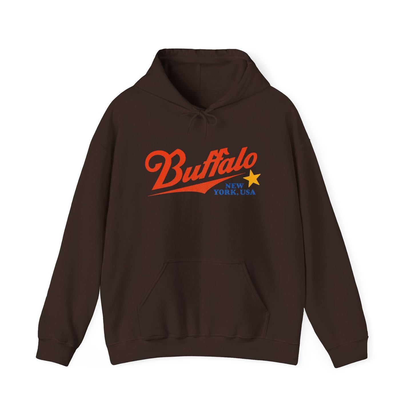 Buffalo New York Graphic Hoodie Unisex Heavy Blend™ Hooded Sweatshirt