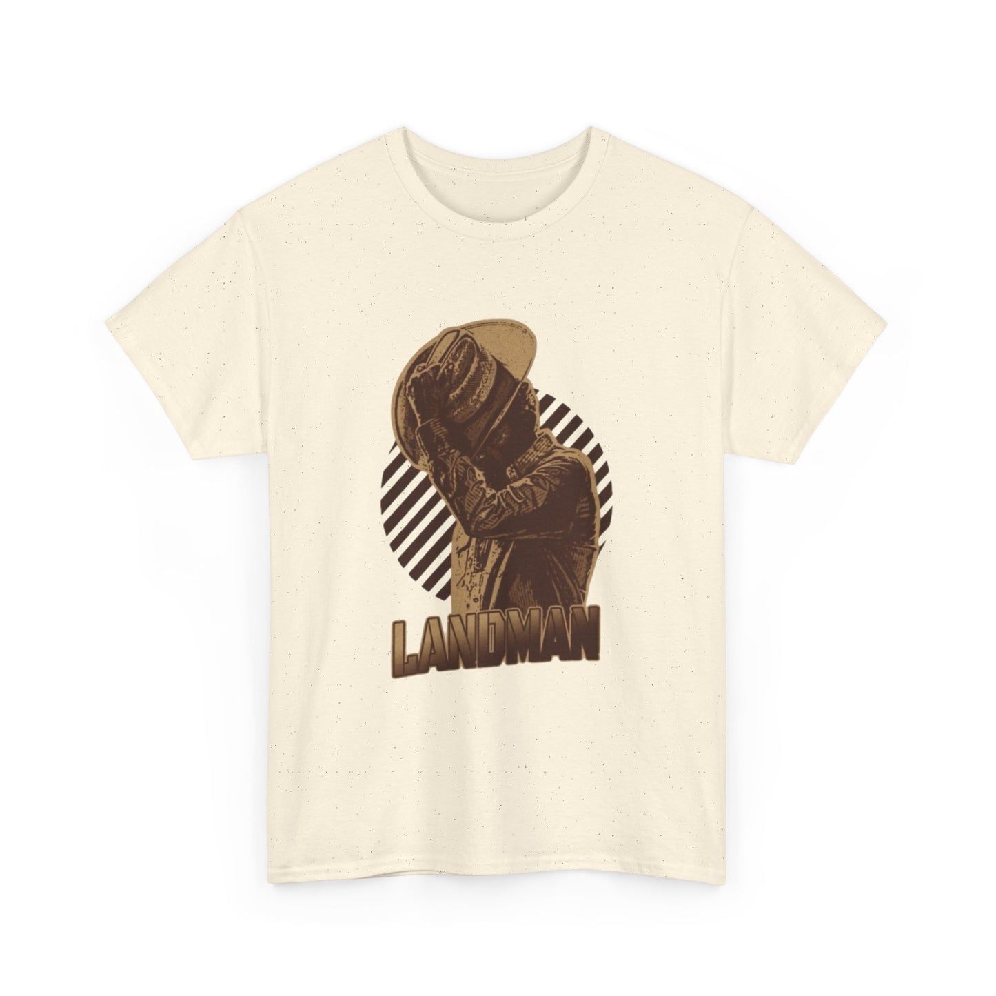 Landman Retro Texas Oil Graphic T Shirt NEW Unisex Heavy Cotton Tee