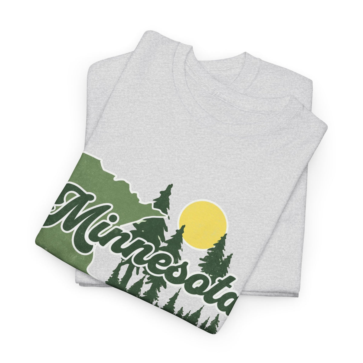 Minnesota Forrest Graphic T Shirt Men's Heavy Cotton Tee
