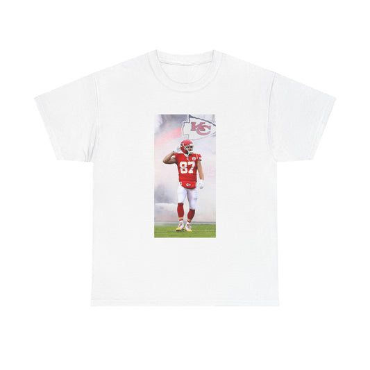 Travis kelce chiefs football vintage graphic retro Unisex Heavy Cotton Tee