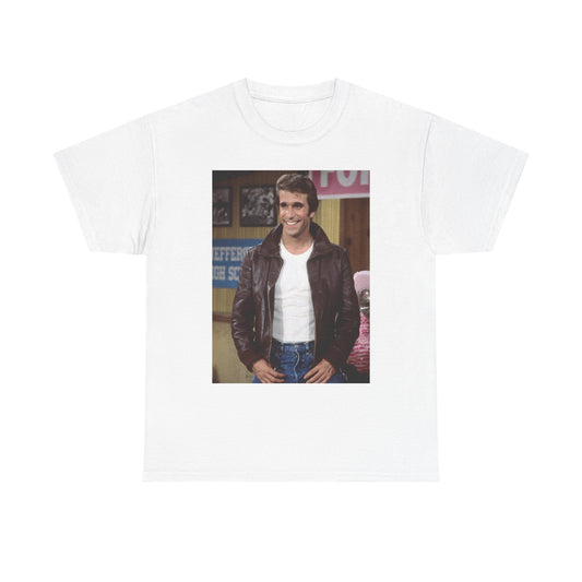 The Fonz Graphic T Shirt Vintage Tv Series Retro 90s Unisex Heavy Cotton Tee