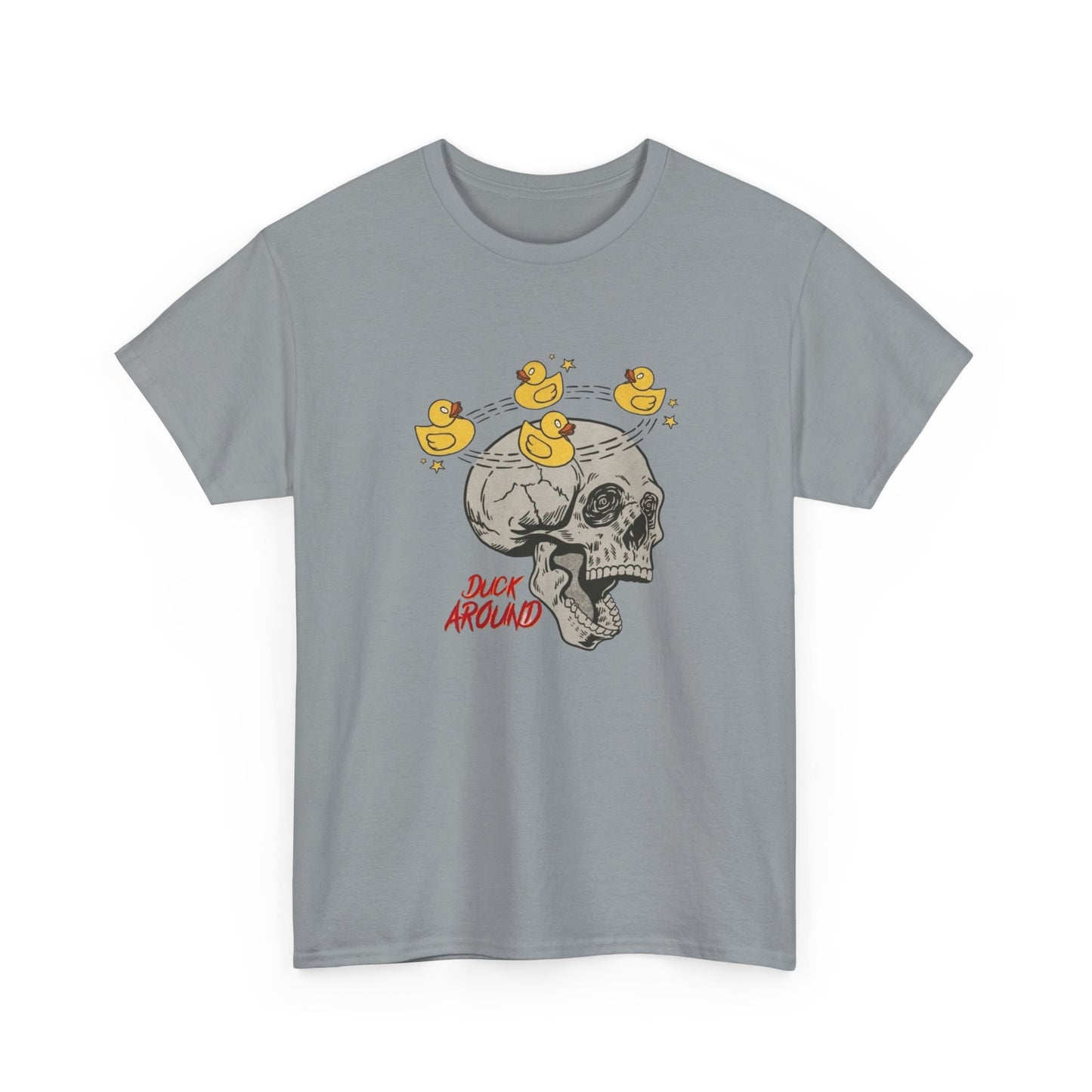 Duck Around Graphic T Shirt NEW Adult Unisex Heavy Cotton Tee