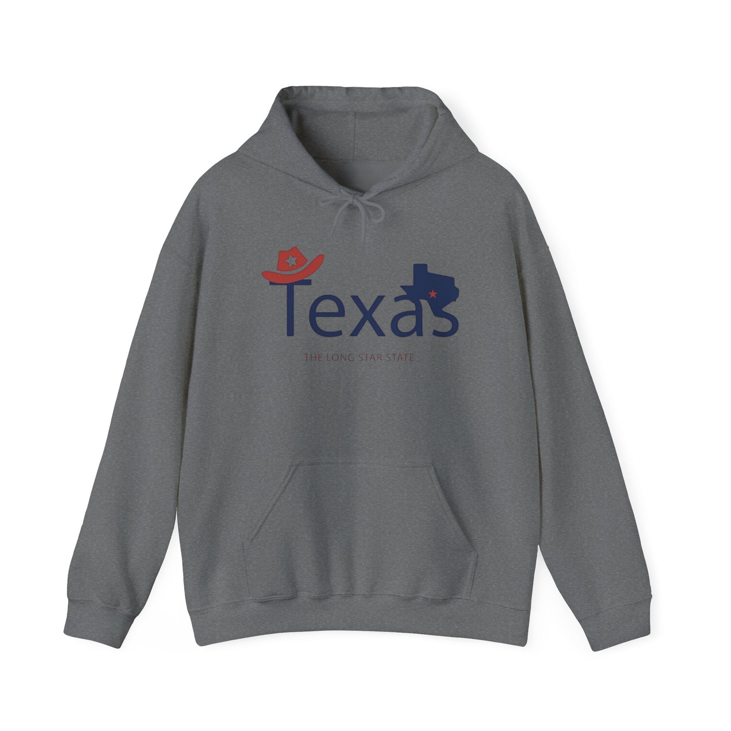 Texas The Lone Star State Graphic Hoodie Unisex Heavy Blend™ Hooded Sweatshirt
