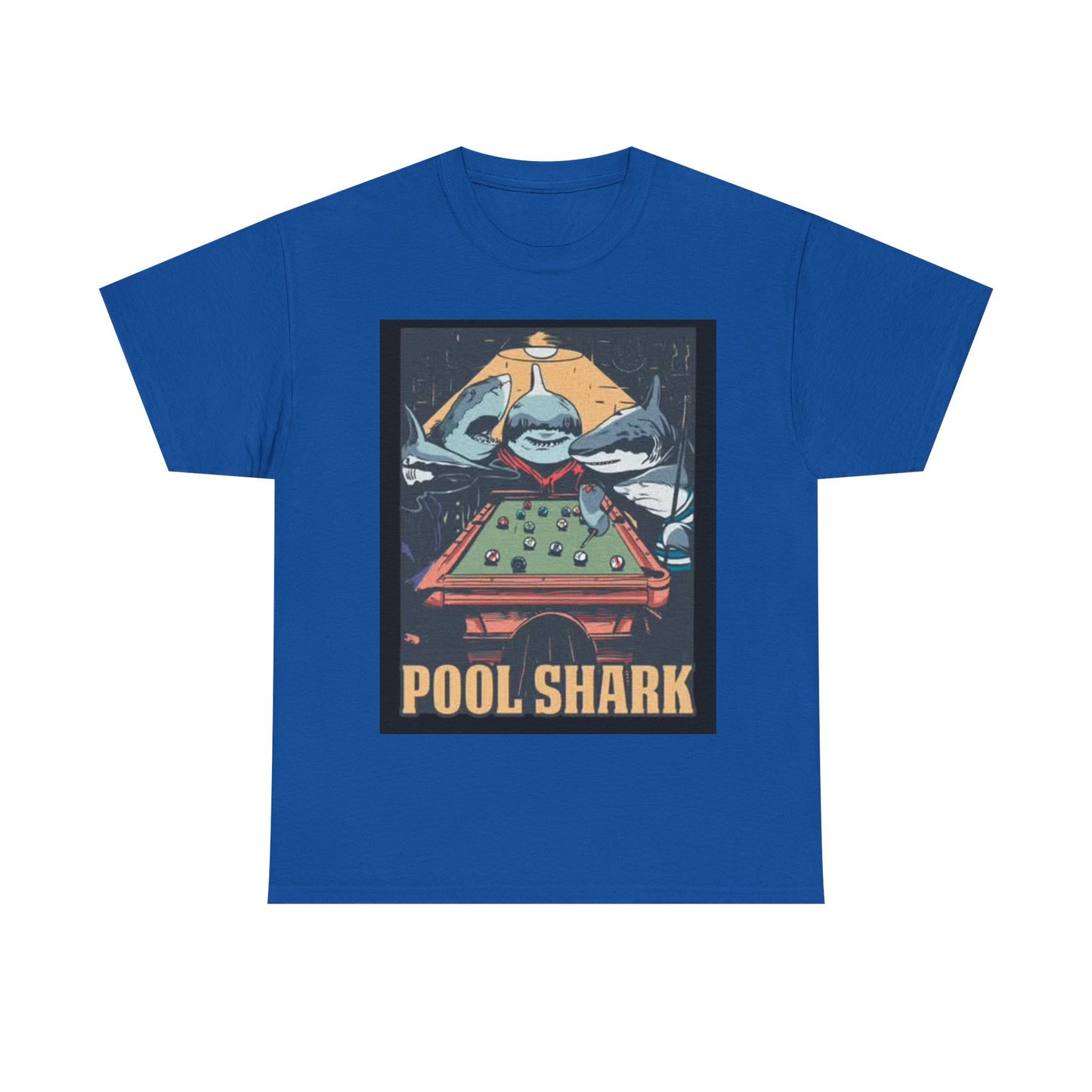 Pool Shark T Shirt Retro Funny Graphic T Vintage Pool Hall Rogan Unisex