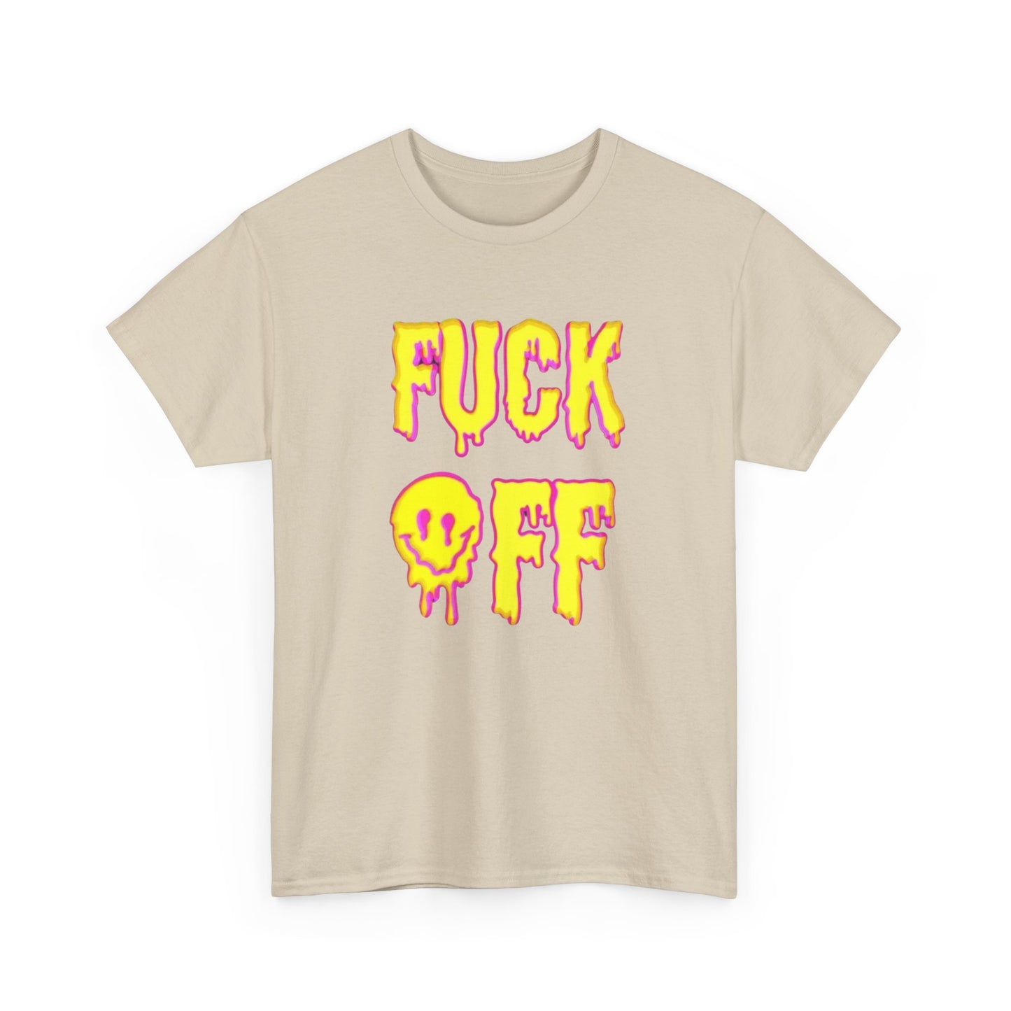 F Off Groovy Trippy Vibes Graphic T Shirt Unisex Heavy Cotton Tee