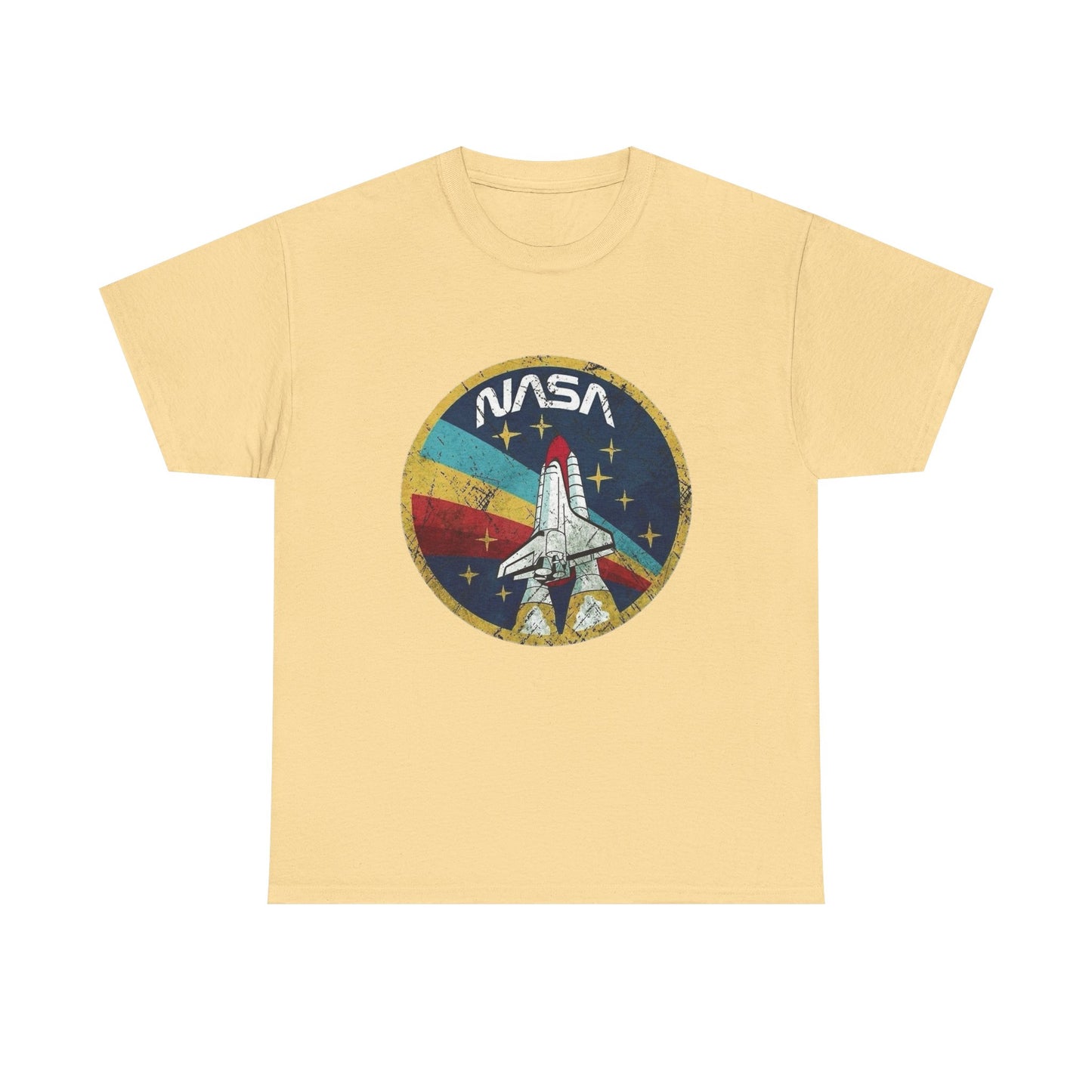 NASA Retro 90's Graphic T Shirt Unisex Heavy Cotton Tee