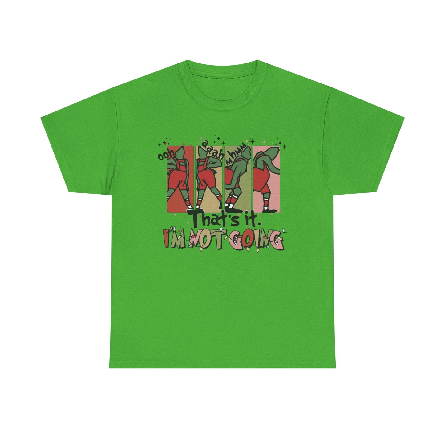 Funny Grinch Christmas Graphic T Shirt Unisex NEW Heavy Cotton Tee