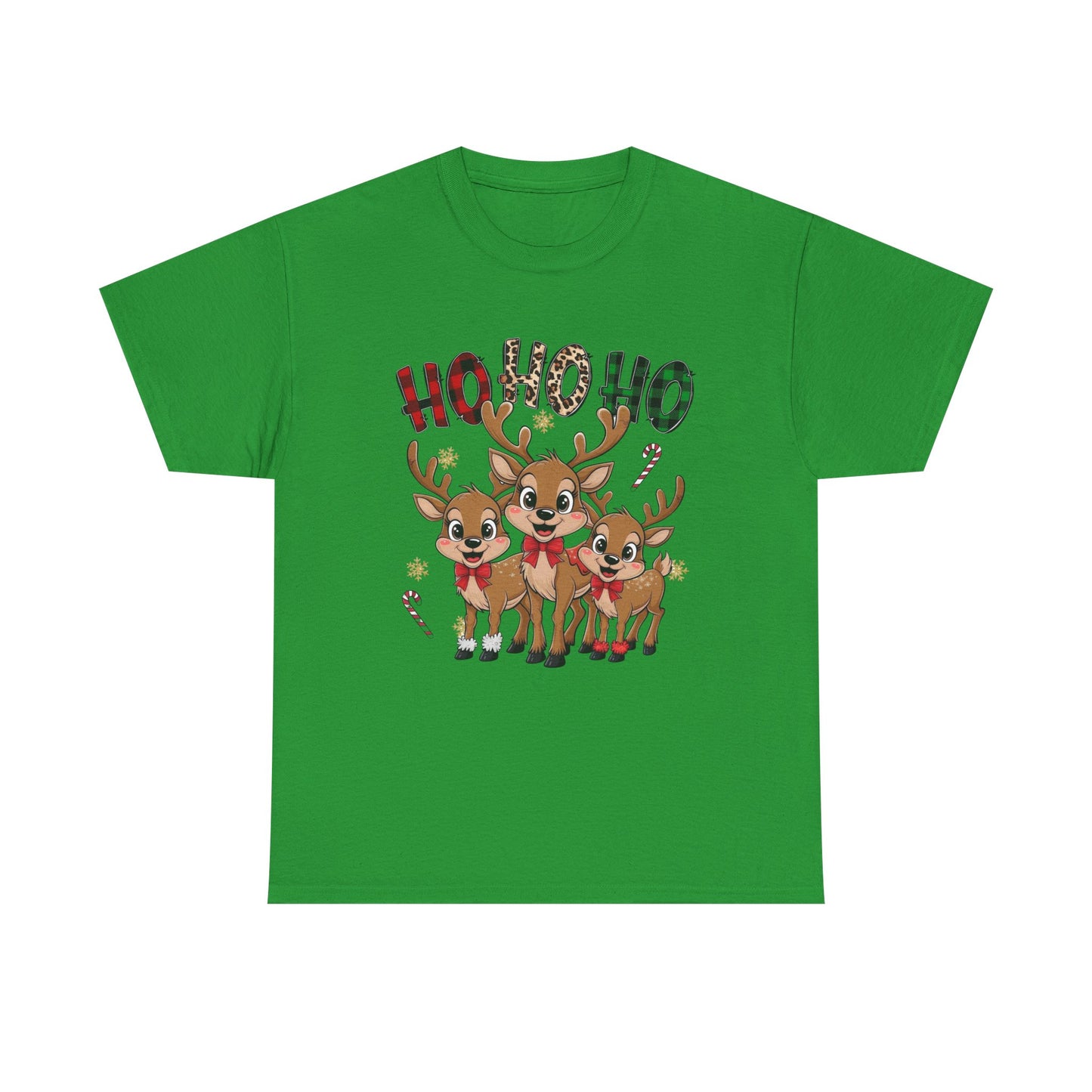 Ho Ho Ho Christmas Graphic T Shirt NEW Unisex Heavy Cotton Tee