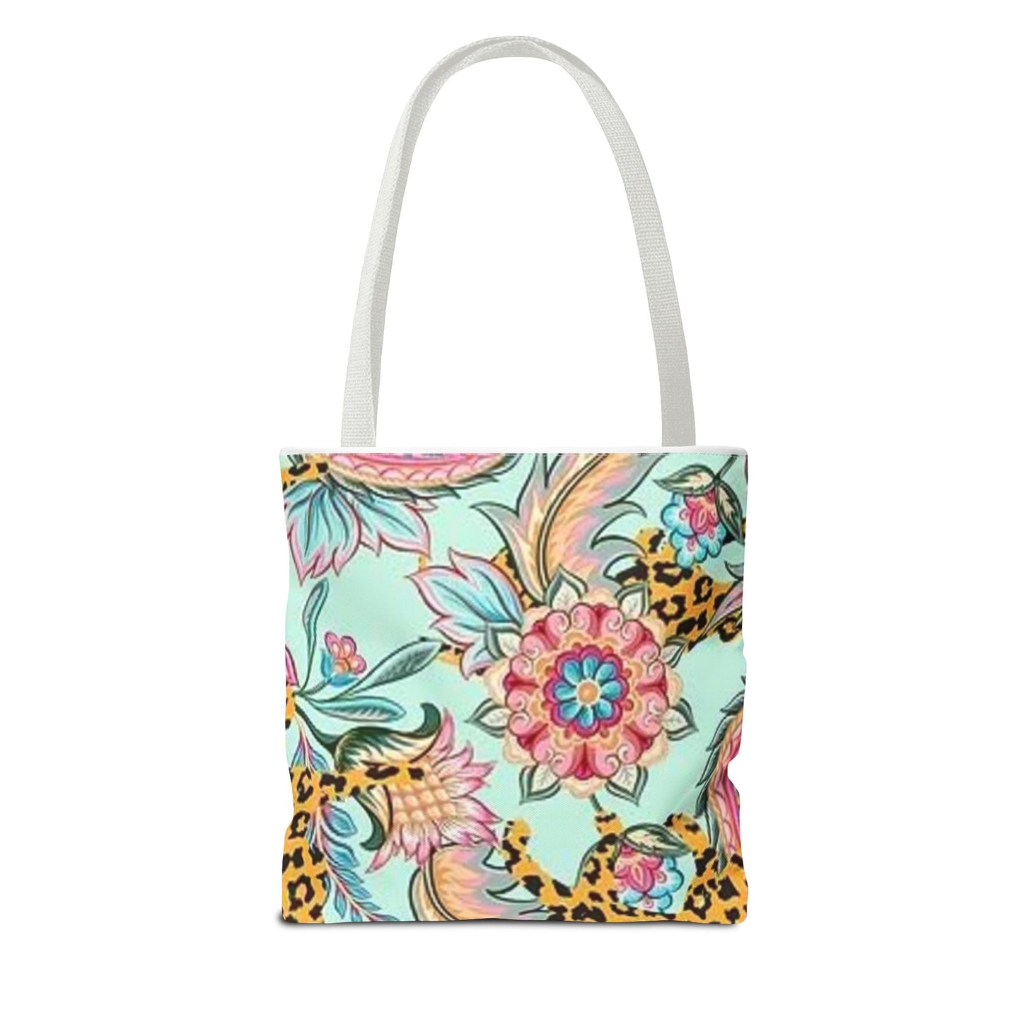 Cheetah Floral Graphic BRAND NEW MODERN Tote Bag (AOP)