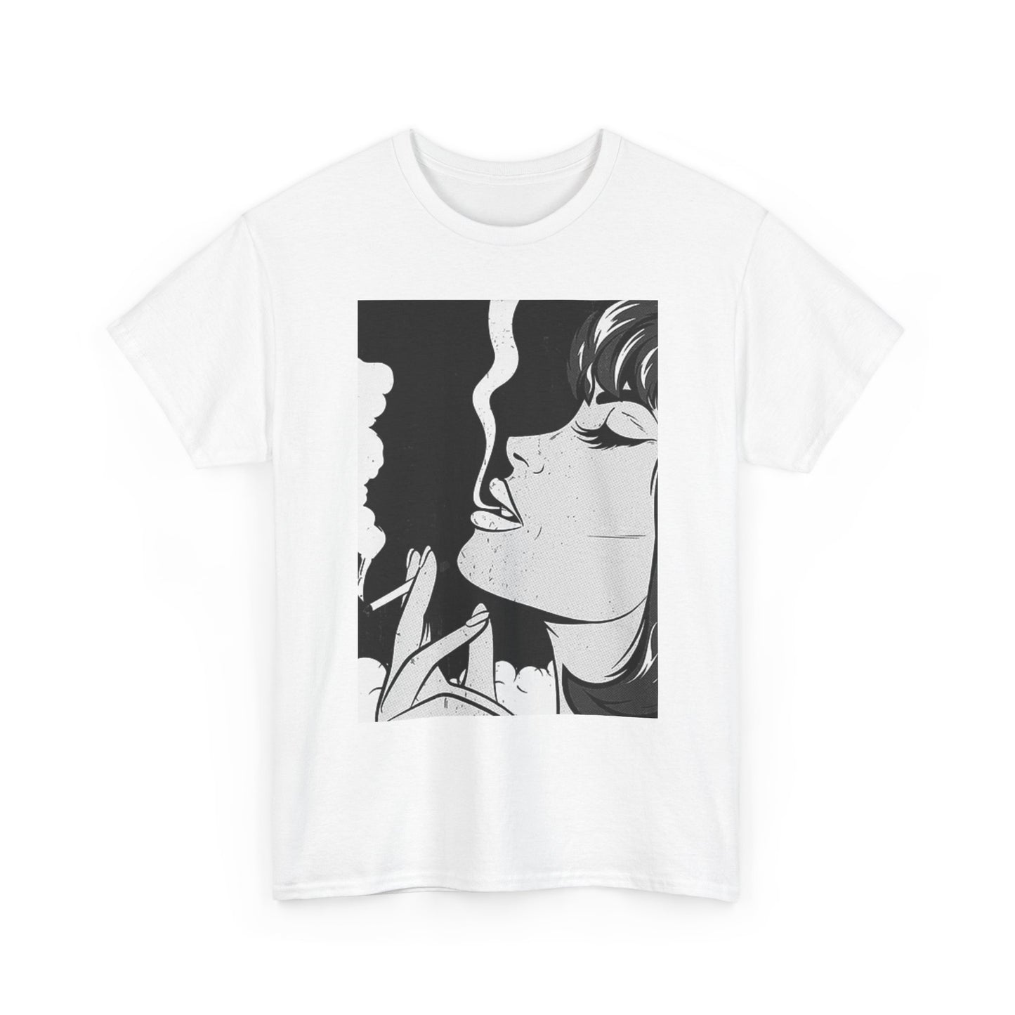 Cigarette Vintage T Shirt Graphic Smoking Unisex Heavy Cotton Tee