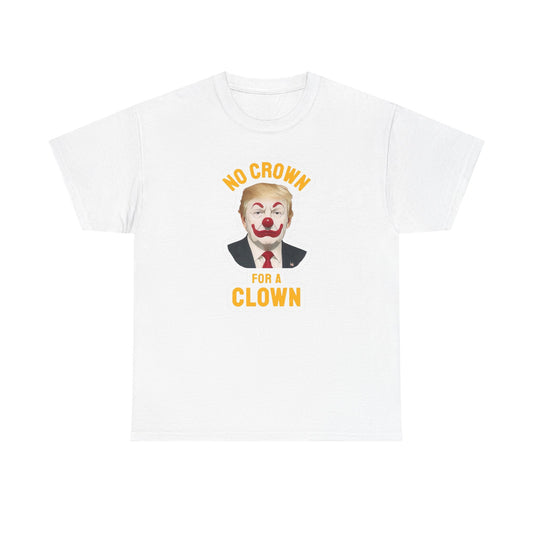 No Kings In America Protest Graphic T Shirt NEW Heavy Cotton Tee