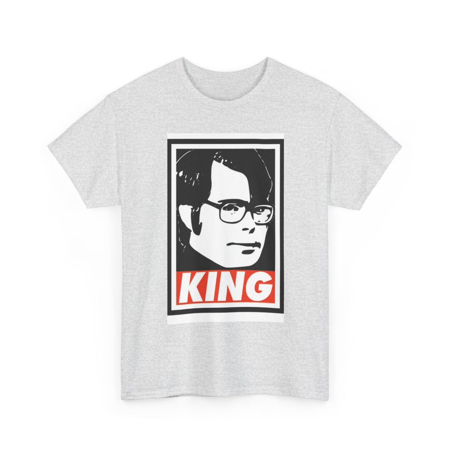 Stephen King Shirt Retro Poster Horror Funny Gift Scary Unisex Heavy Cotton Tee