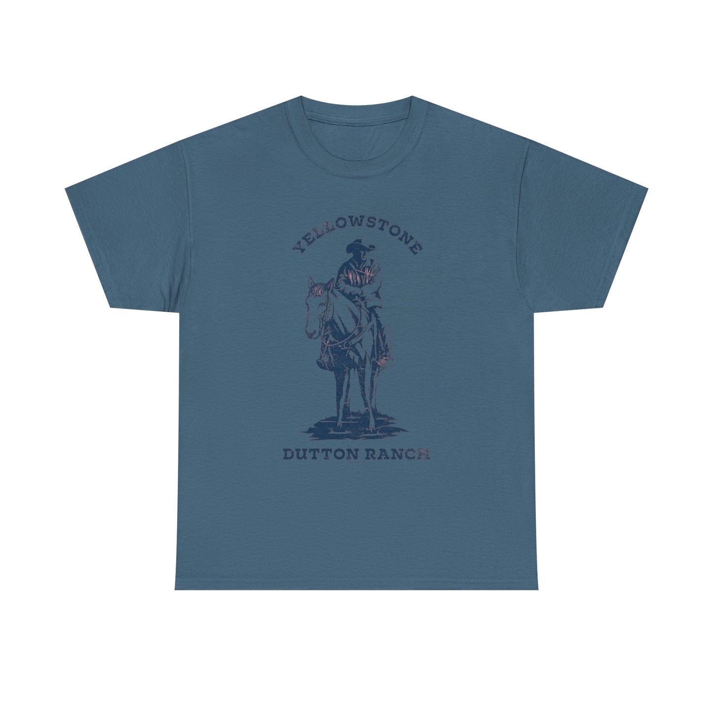 Yellowstone Dutton Ranch Vintage Graphic T Shirt Unisex Heavy Cotton New Gift