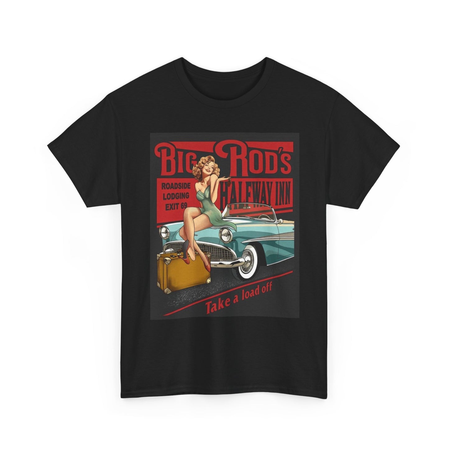 Big Rods Cars Graphic T Shirt Women's Cotton Tee BRAND NEW