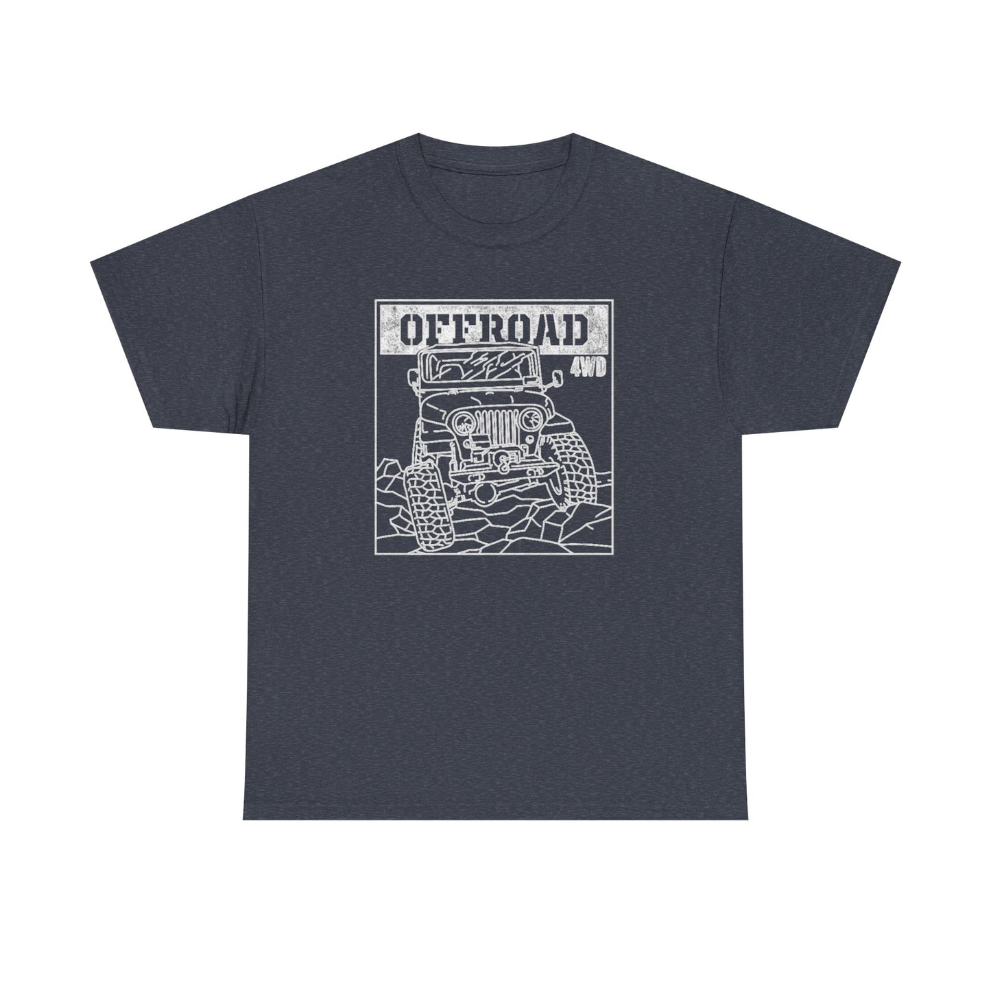 Offroad 4wd Retro Trailboss Graphic T Shirt NEW Unisex Heavy Cotton Tee