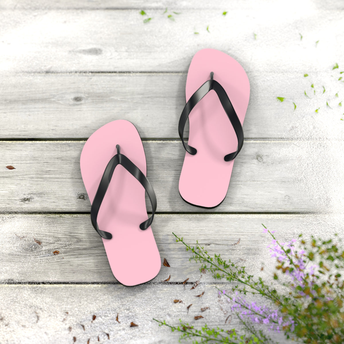 Light Pink Summer Sandals, Beach Shoes, Vacation Flip Flops, Pool Slides