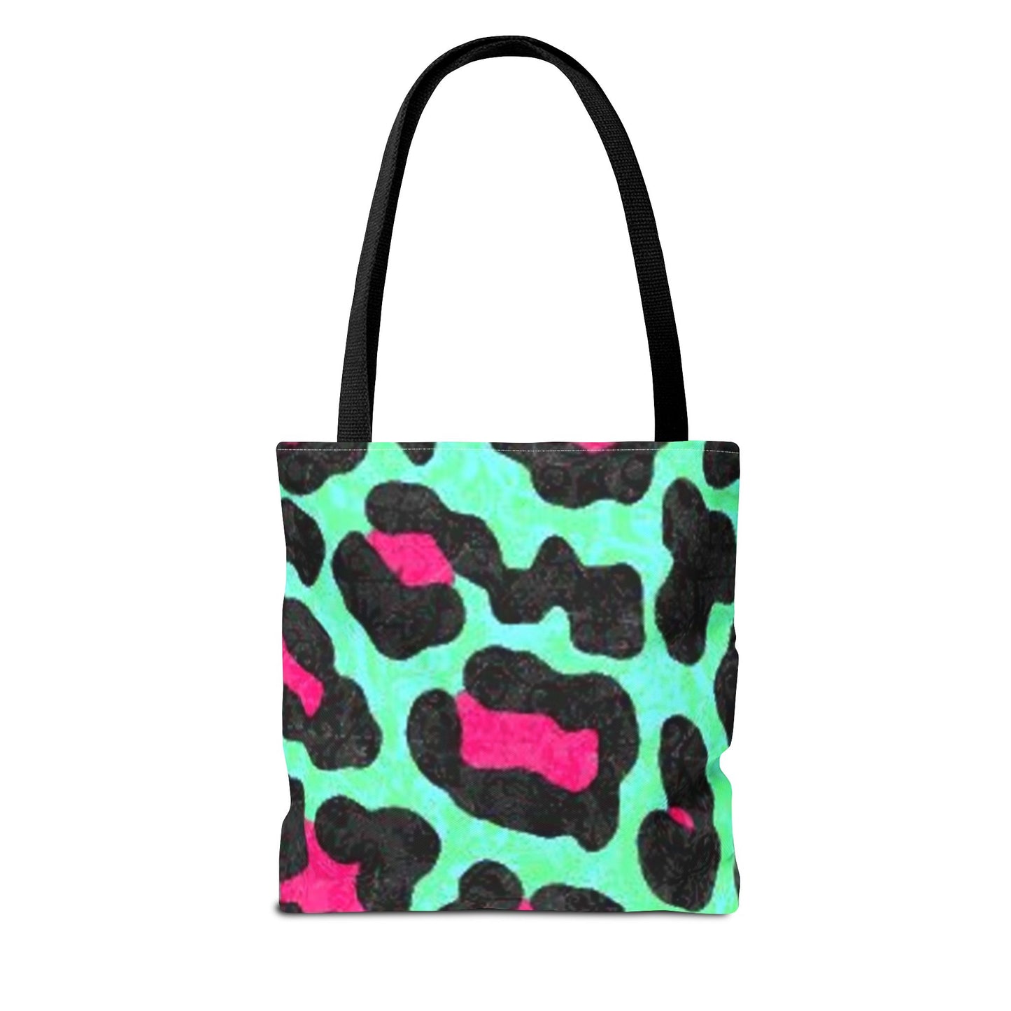Green And Pink Cheetah Print BRAND NEW Purse, Pocketbook,Travel Tote Bag