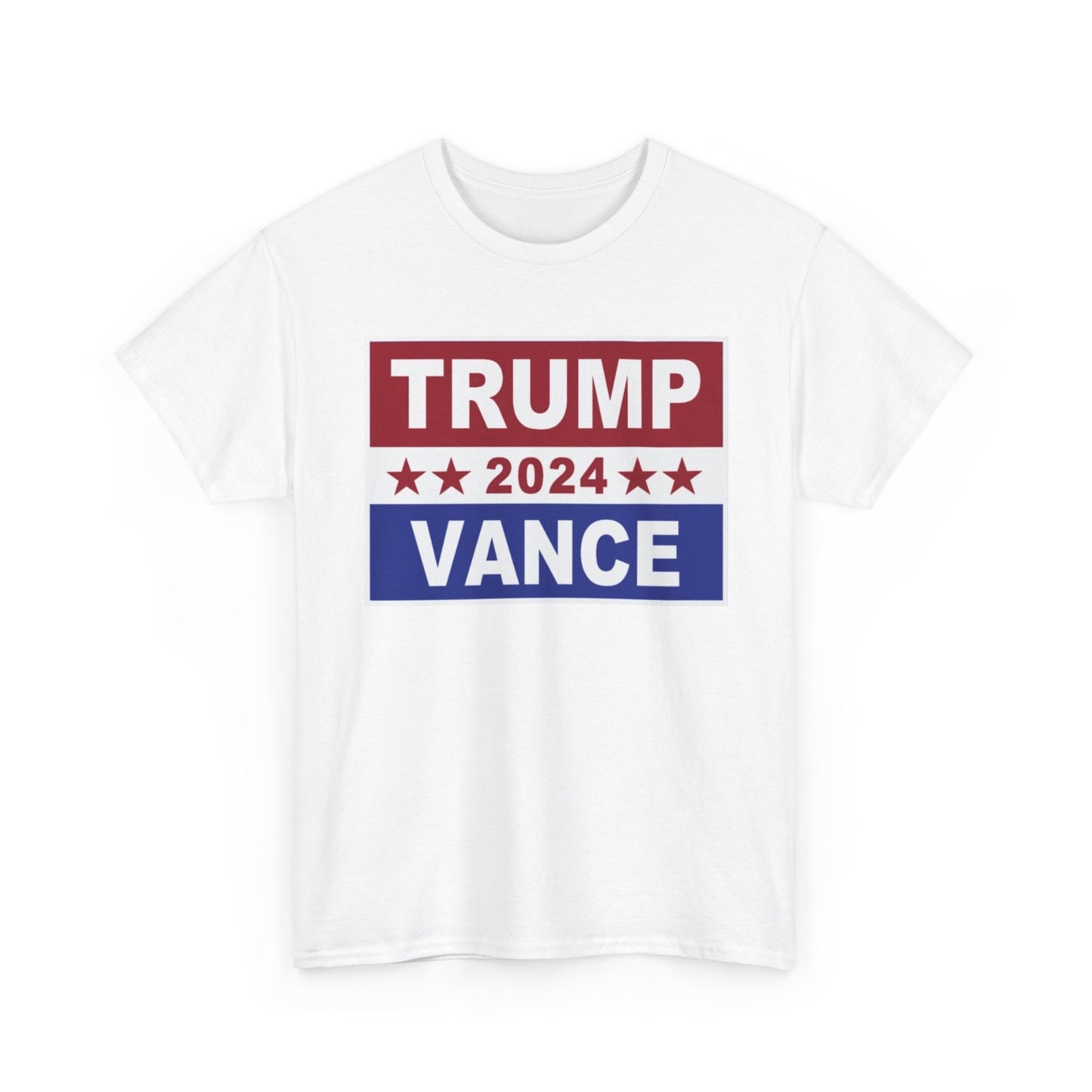 Trump Vance Shirt New President 2024 MAGA Republican USA Unisex Heavy Cotton Tee