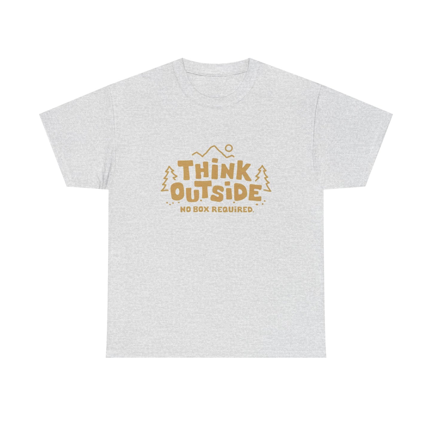 Think Outside No Box Required Graphic T Shirt NEW ADULT
