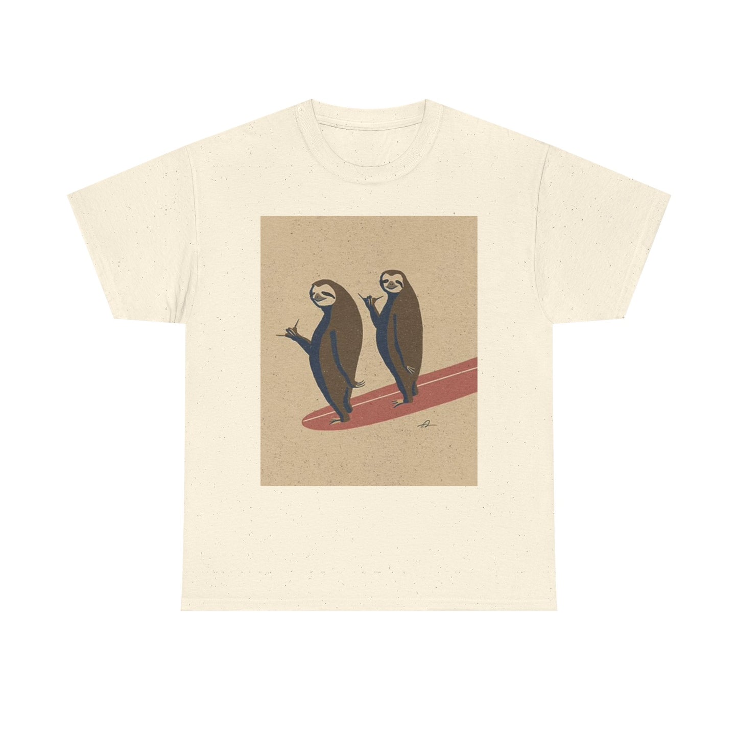 Surfing Graphic T Shirt Funny Multi Color Beach Unisex Heavy Cotton Tee