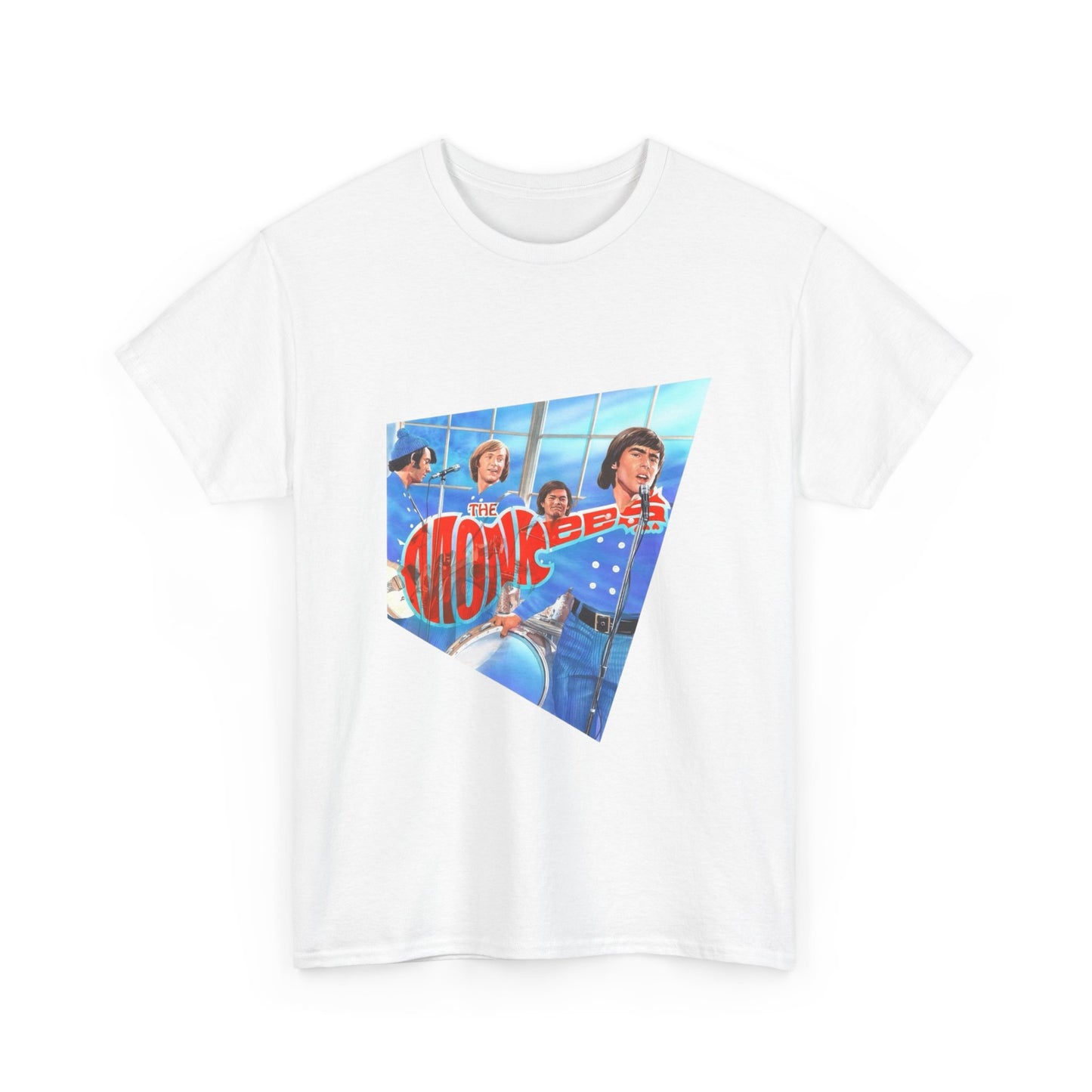 The Monkees Tshirt Vintage Poster Rock Band Retro Unisex Heavy Cotton Tee