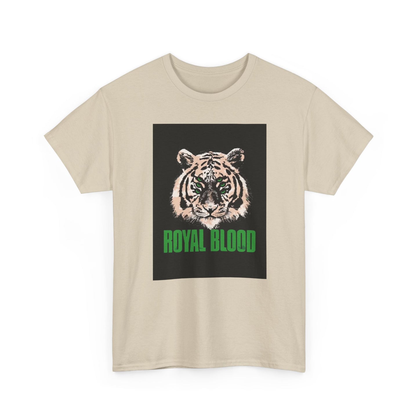 Royal Blood Tshirt Rock band Graphic Tiger Unisex Heavy Cotton Tee Vintage art