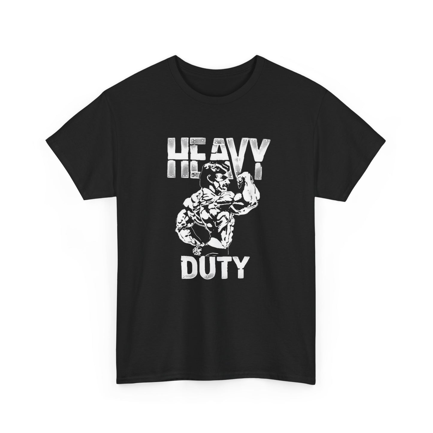 Heavy Duty GYM Workout Retro Graphic T Shirt NEW Unisex Heavy Cotton Tee