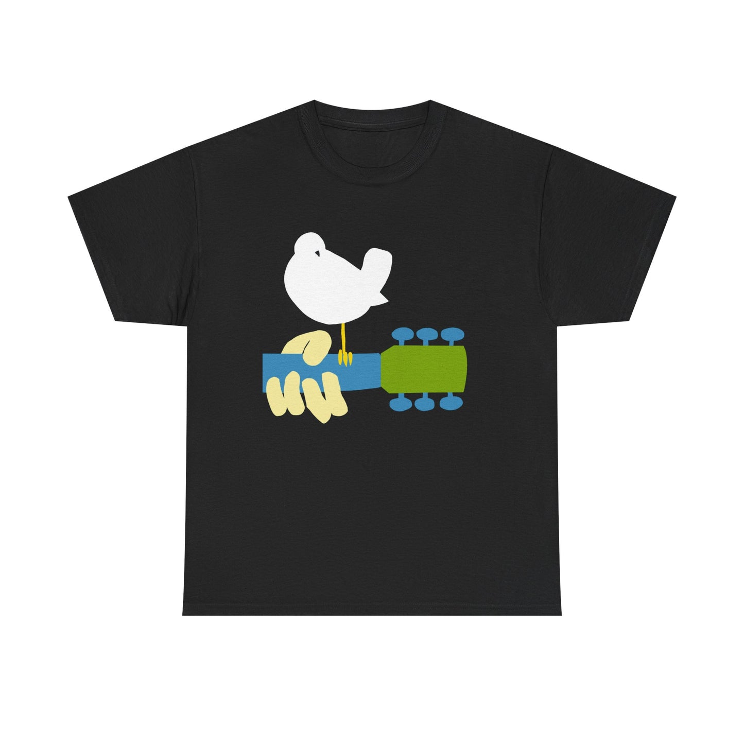 Woodstock Graphic T Shirt Vintage Logo Hippie Groovy Unisex Heavy Cotton Tee