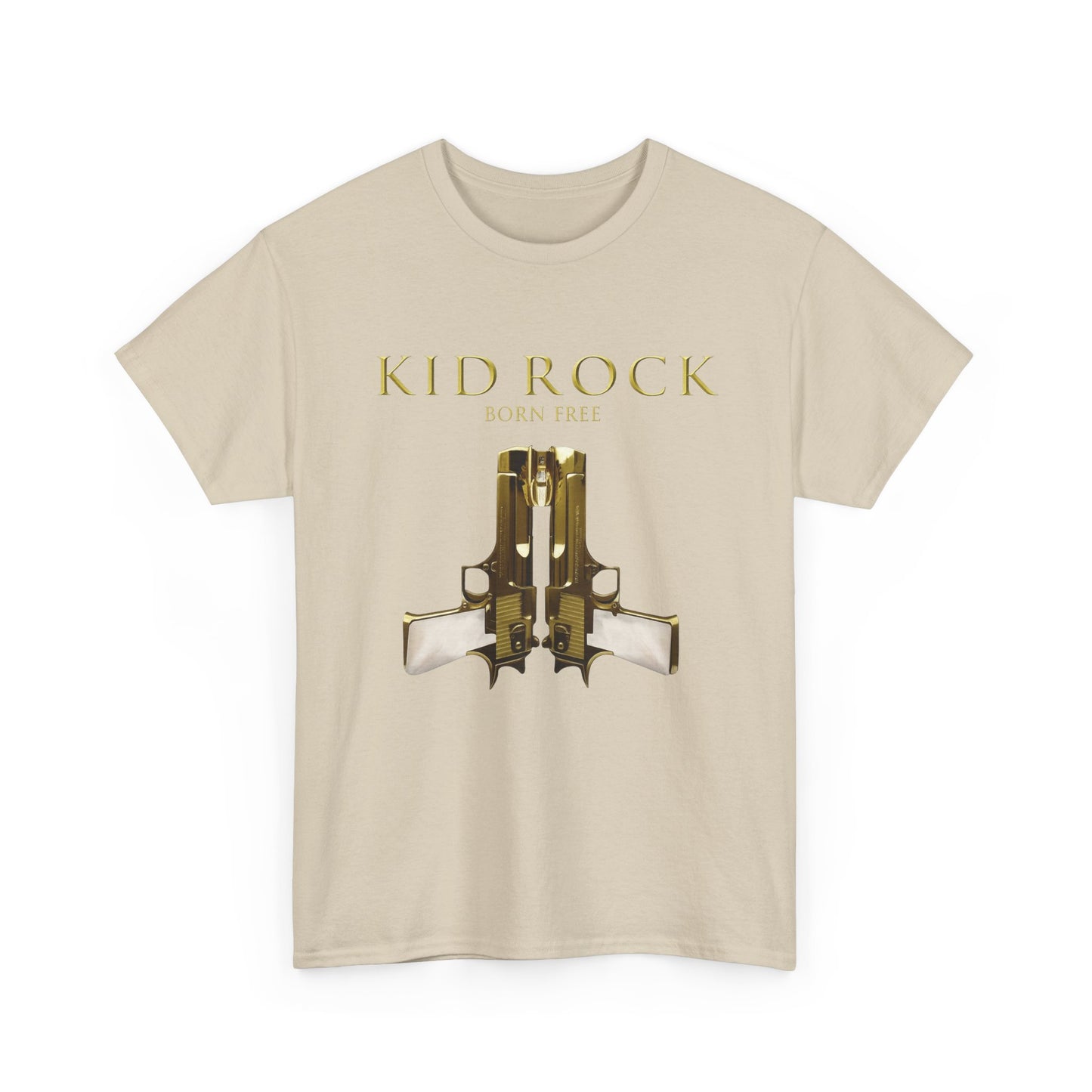 Kid Rock Born Free Graphic T Shirt Unisex Heavy Cotton Tee