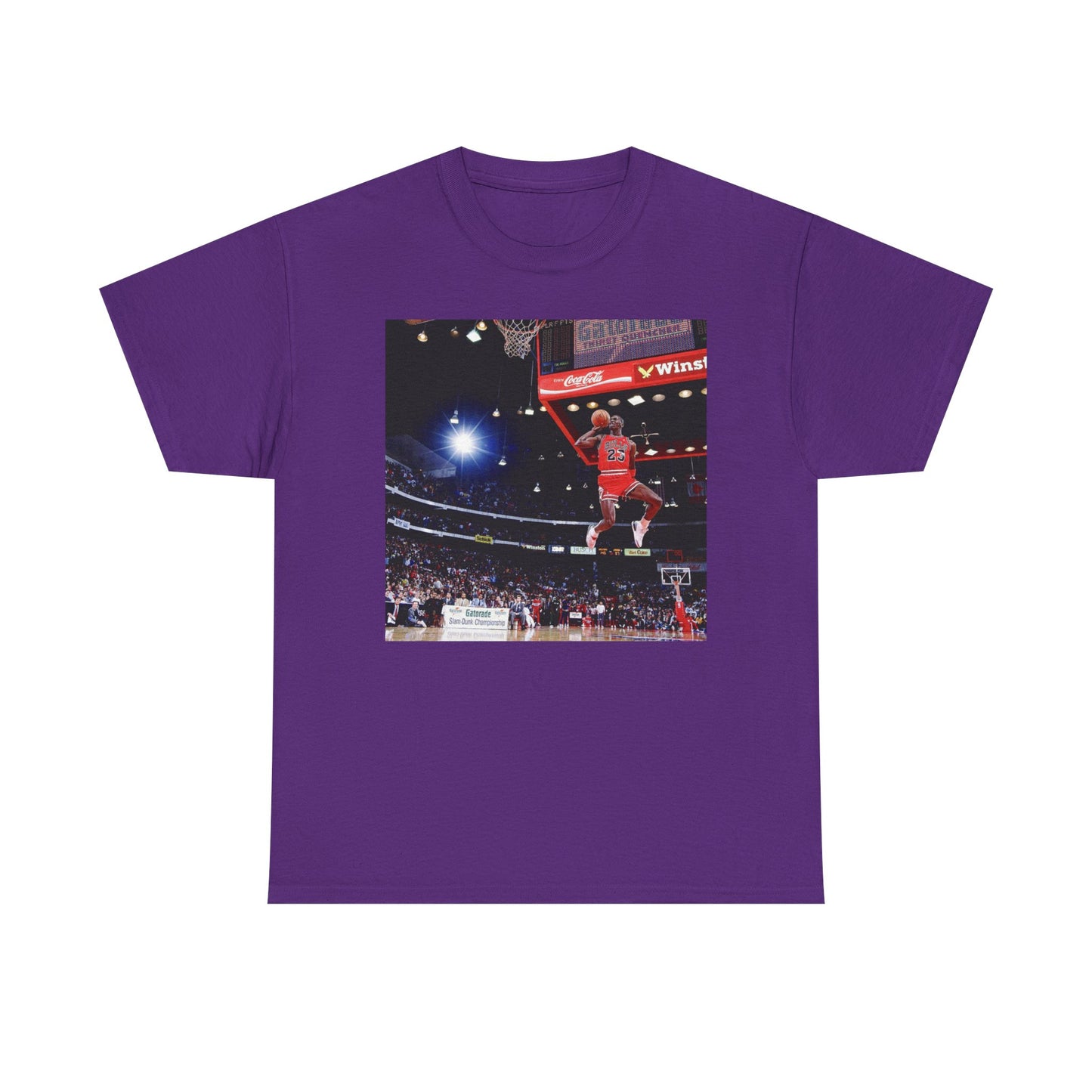 Michael Jordan Graphic T Shirt Retro Dunk Contest Unisex Heavy Cotton Tee