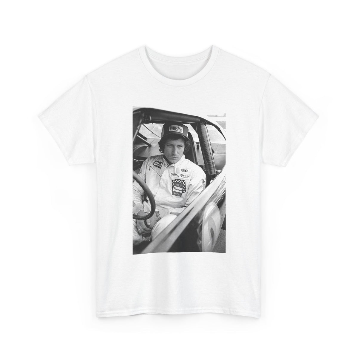 Dale Earnhardt Vintage Racing Graphic Retro Unisex Heavy Cotton Tee