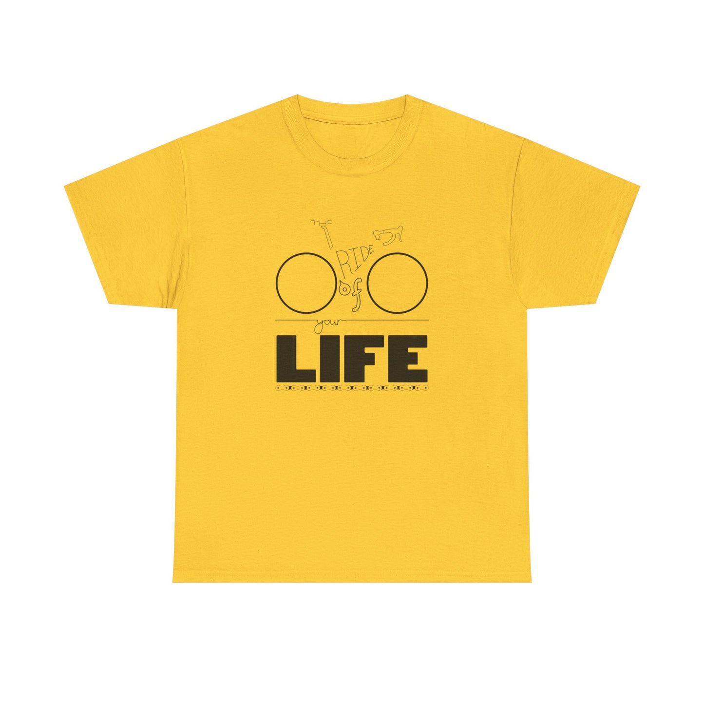 Bike Ride Of Your Life Graphic T Shirt ADULT NEW Heavy Cotton Tee