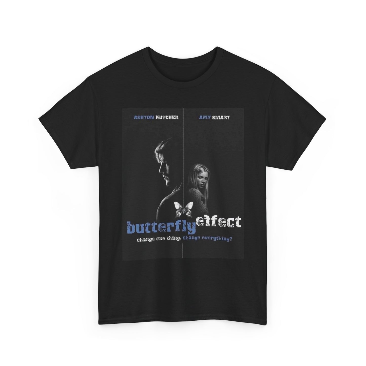 The Butterfly Effect Graphic T Shirt Vintage Poster 90s Unisex Heavy Cotton Tee