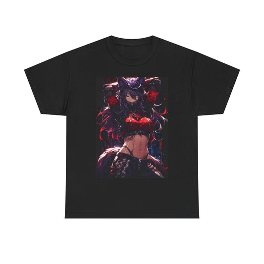 Waifu Anime T-shirt Girl Graphic Cartoon Retro Gaming Unisex Heavy Tee Gamer 2