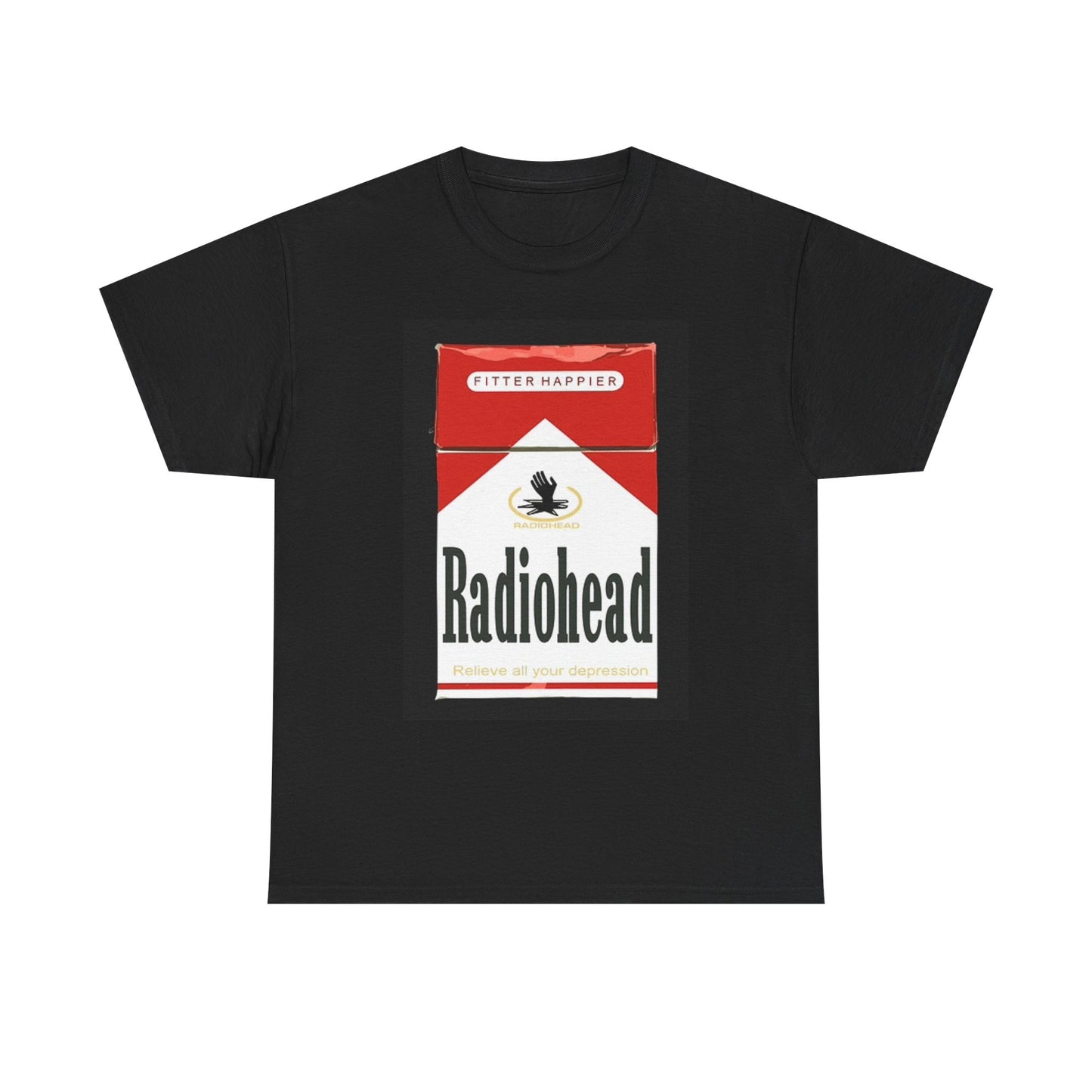 Radiohead Graphic T Shirt Vintage Cigarette Merch Unisex Heavy Cotton Tee