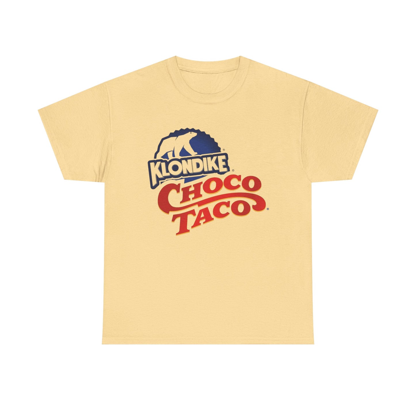 Klondike Shirt Choco Taco Funny Ice Cream Retro Nostalgic Unisex Heavy Cotton