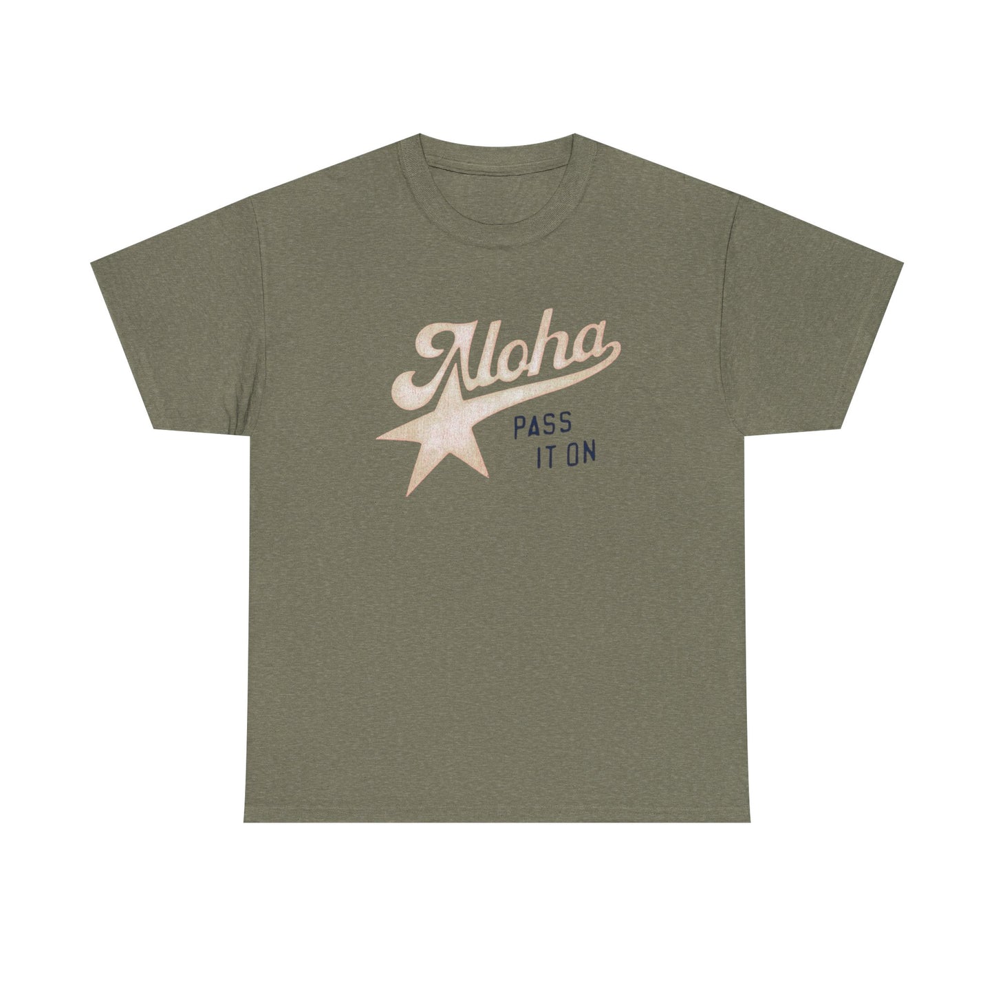 Aloha Graphic T Shirt Unisex Heavy Cotton Tee