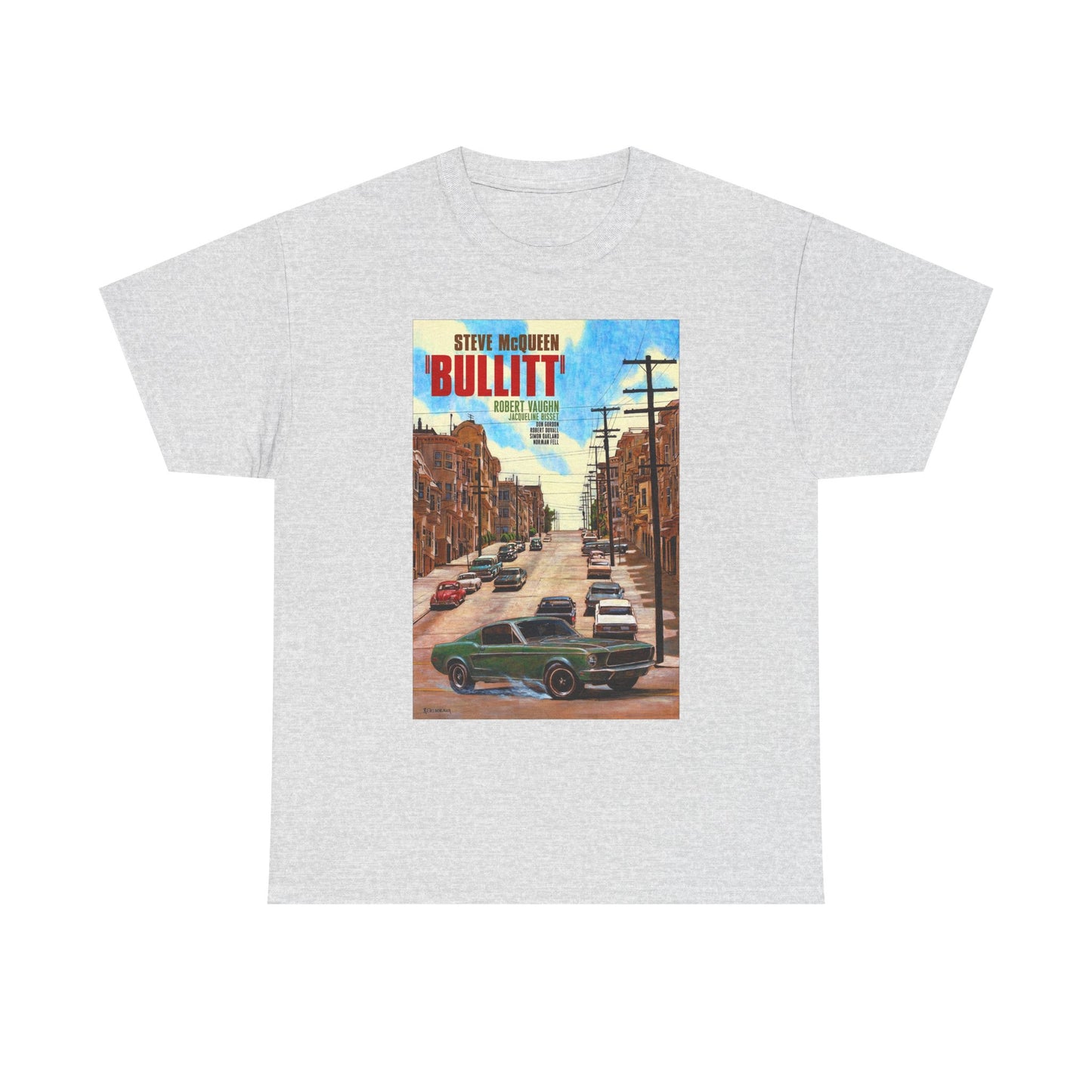 Steve Mcqueen Bullitt Graphic T Shirt Cotton Tee Apparel New
