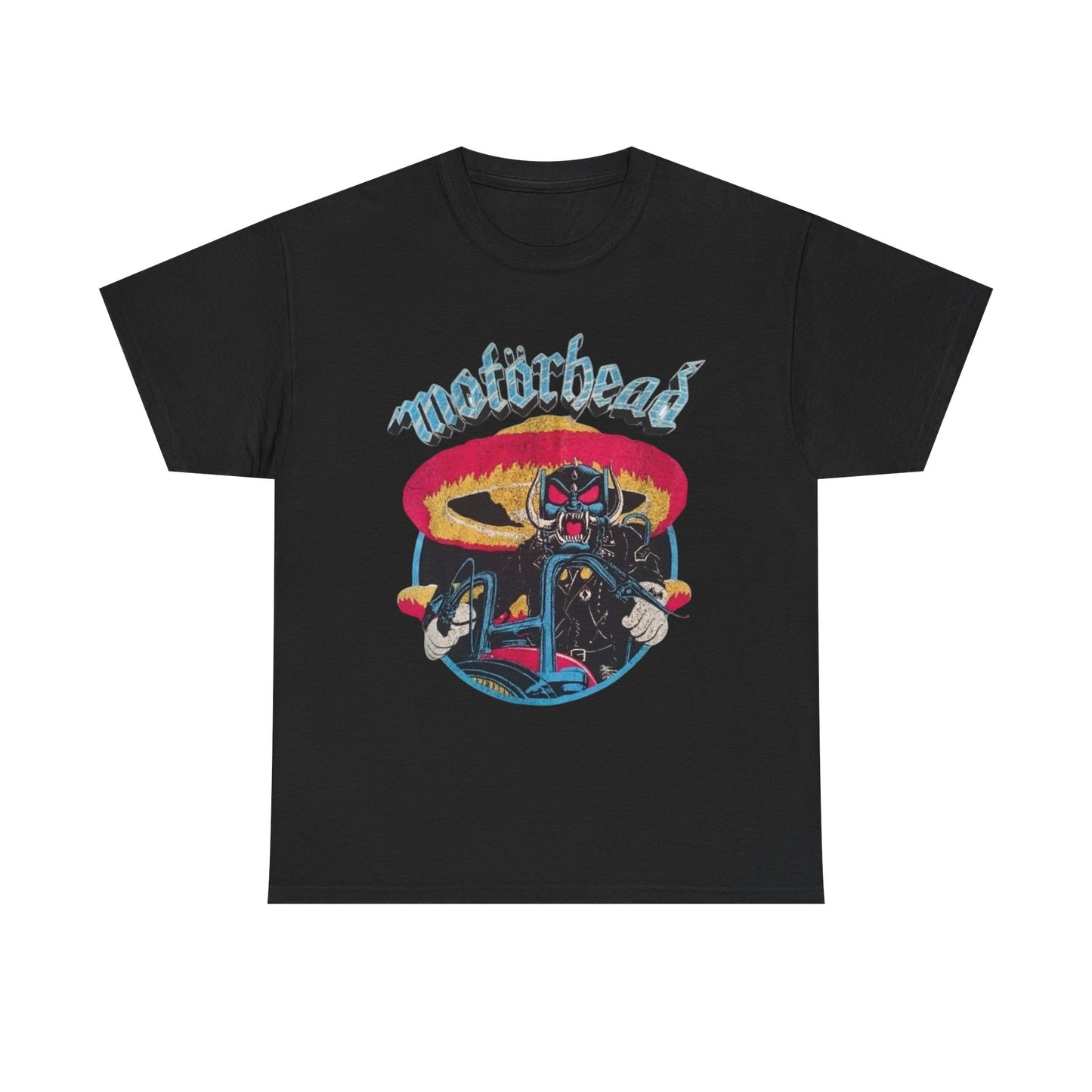 Motorhead Vintage Rock Graphic T Shirt Unisex Heavy Cotton Tee
